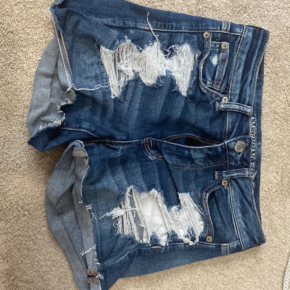 american eagle jean shorts